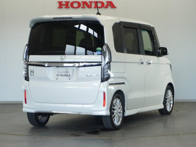 N-BOXカスタム Lターボ 2年保証ナビRカメETC両電扉BT地デジLED 地デジチューナー 衝突軽減ブレーキサポート LEDヘッドライ 1オーナー 禁煙 アイドリングS ターボエンジン PS カーテンエアバック シートヒータ(16枚目)