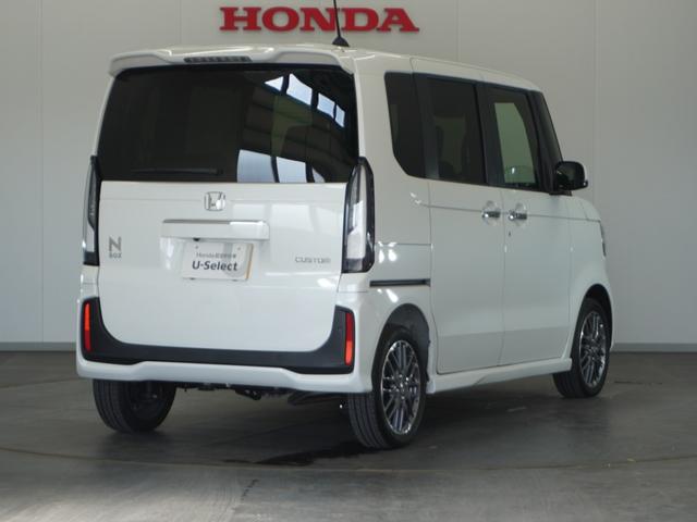 N-BOXカスタム ターボ 2年保証当社試乗車4WDナビDレコRカメETC サイドエアバック アルミ Dレコ LEDランプ ETC車載器 スマ-トキ- フルセグテレビ 禁煙 シ-トヒ-タ- Rカメラ オートクルーズコントロール(15枚目)