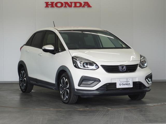 フィット e:HEVクロスター 1年保証ナビRカメETCクルコンBT地デジLED 衝突回避システム 禁煙 1オーナー フルオートエアコン 整備記録簿 前後センサー LEDランプ エアバッグ サイドエアバック VSA バックカメラ(12枚目)