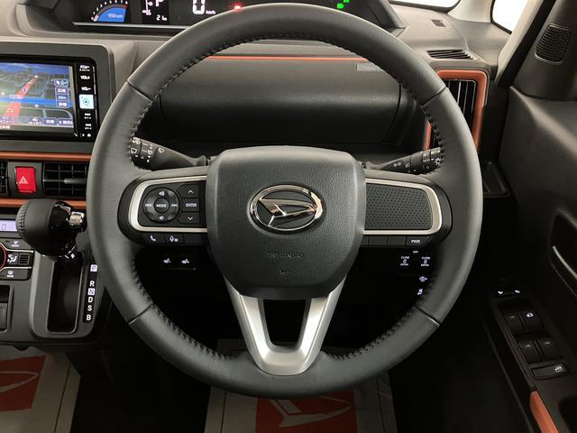 タント ファンクロスターボ　Ｒ７年／法規対応済／２５年ナビ／ドラレコ　走行２２ｋｍ／届出済未使用車／２５年ナビ／バックカメラ／前後ドラレコ／前席シートヒーター／電動パーキングブレーキ／両側パワースライドドア／ＬＥＤヘッドライト・フォグランプ／オートエアコン／キーフリー（35枚目）