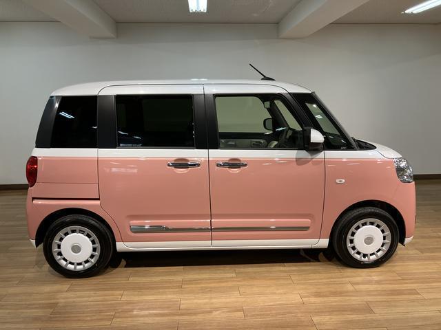 ムーヴキャンバス ストライプスＧ　Ｒ７年式／ナビ／ＦＲドラレコ／バックカメラ　走行無制限１年保証　両側電動スライドドア　前後コーナーセンサー　前席シートヒーター　ホッとカップホルダー　オートマチックハイビーム　ＬＥＤヘッドライト　スマートキー（28枚目）