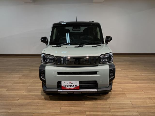 タフト Ｇターボダーククロムベンチャー　Ｒ７年／スカイフィールトップ　スカイフィールトップ　アダプティブクルーズコントロール　ＬＥＤヘッド／フォグ　運／助シートヒーター　プッシュボタンスタート　キーフリー　電動パーキングブレーキ　バックカメラ　１５インチアルミホイール（2枚目）