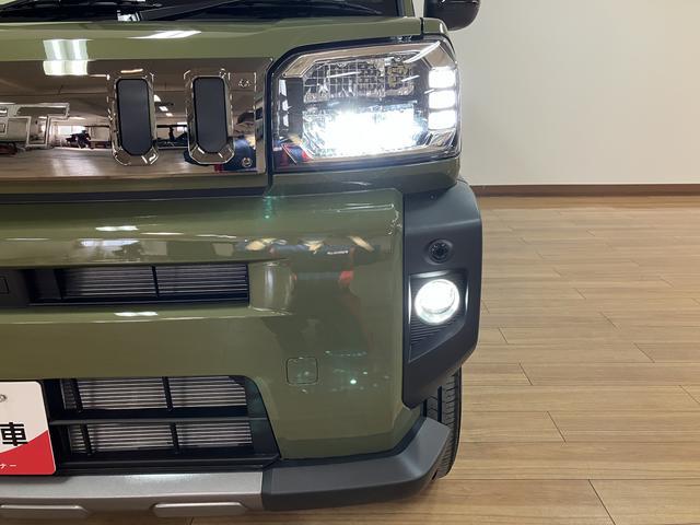 タフト Ｇターボダーククロムベンチャー　Ｒ７年式届出済未使用車　スカイフィールトップ　アダプティブクルーズコントロール　ＬＥＤヘッドライト　シートヒーター　プッシュボタンスタート　キーフリー　電動パーキングブレーキ　バックカメラ　１５インチアルミホイール（5枚目）