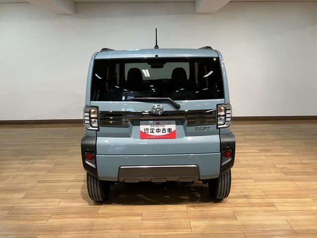 タフト Ｇ　ダーククロムベンチャー　Ｒ７年式／バックカメラ対応　スカイフィールトップ　アダプティブクルーズコントロール　ＬＥＤヘッド／フォグ　運／助シートヒーター　プッシュボタンスタート　キーフリー　電動パーキングブレーキ　バックカメラ　１５インチアルミホイール（10枚目）