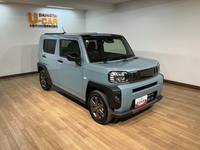 タフト Ｇ　ダーククロムベンチャー　バックカメラ対応／ＡＣＣ　スカイフィールトップ　アダプティブクルーズコントロール　ＬＥＤヘッド／フォグ　運／助シートヒーター　プッシュボタンスタート　キーフリー　電動パーキングブレーキ　バックカメラ　１５インチアルミホイール（13枚目）