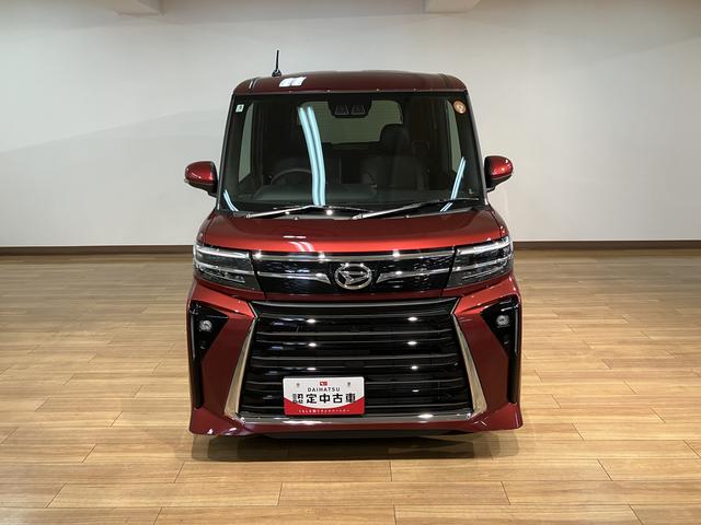 タント カスタムＲＳ　Ｒ７年式／バックカメラ対応／両側電動スライド　ターボ　スマートアシスト　バックカメラ　両側リヤパワースライドドア　プッシュボタンエンジンスタート　シートヒーター　ＬＥＤヘッドライト　アルミホイール　オートエアコン　オートライト　ＡＢＳ（2枚目）
