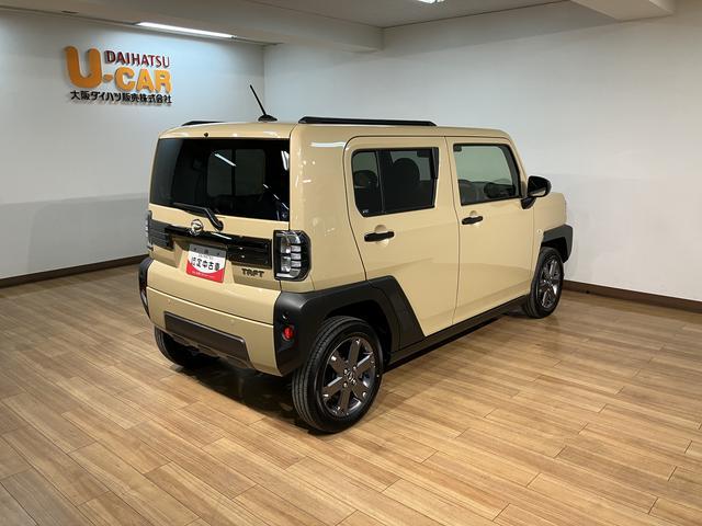 タフト Ｇターボ　ダーククロムベンチャー　バックカメラ対応／ＡＣＣ　スカイフィールトップ　アダプティブクルーズコントロール　ＬＥＤヘッド／フォグ　運／助シートヒーター　プッシュボタンスタート　キーフリー　電動パーキングブレーキ　バックカメラ　１５インチアルミホイール（15枚目）