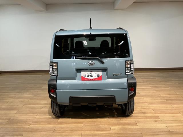 タフト Ｇ　Ｒ６年式／走行１万ｋｍ／バックカメラ対応／オーディオレス　走行無制限１年保証　前後コーナーセンサー　前席シートヒーター　スカイフィールトップ　オートマチックハイビーム　ＬＥＤヘッドライト　オートブレーキホールド　スマートキー　１５インチ純正アルミホイール（10枚目）