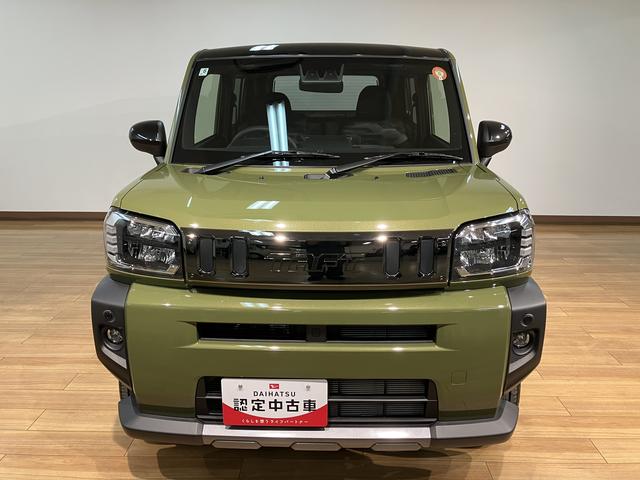 タフト Ｇターボ　ダーククロムベンチャー　Ｒ７年式／バックカメラ対応　スカイフィールトップ　アダプティブクルーズコントロール　ＬＥＤヘッド／フォグ　運／助シートヒーター　プッシュボタンスタート　キーフリー　電動パーキングブレーキ　バックカメラ　１５インチアルミホイール（2枚目）