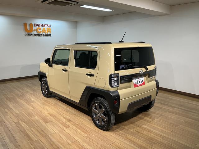 タフト Ｇターボ　ダーククロムベンチャー　２５年ナビ／ＦＲドラレコ　スカイフィールトップ　アダプティブクルーズコントロール　ＬＥＤヘッド／フォグ　運／助シートヒーター　プッシュボタンスタート　キーフリー　電動パーキングブレーキ　バックカメラ　１５インチアルミホイール（16枚目）