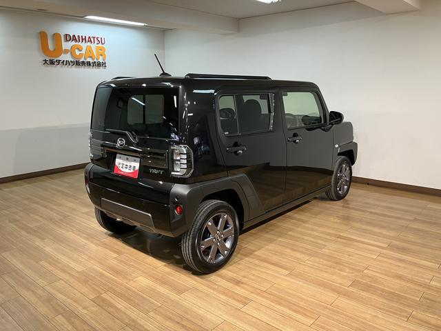 タフト Ｇターボ　ダーククロムベンチャー　２５年ナビ／ＦＲドラレコ　スカイフィールトップ　アダプティブクルーズコントロール　ＬＥＤヘッド／フォグ　運／助シートヒーター　プッシュボタンスタート　キーフリー　電動パーキングブレーキ　バックカメラ　１５インチアルミホイール（15枚目）