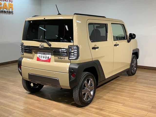 タフト Gターボ ダーククロムベンチャー 25年ナビ/FRドラレコ スカイフィールトップ アダプティブクルーズコントロール LEDヘッド/フォグ 運/助シートヒーター プッシュボタンスタート キーフリー 電動パーキングブレーキ バックカメラ 15インチアルミホイール(12枚目)