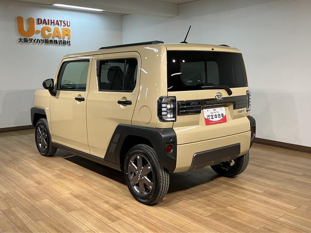 タフト Gターボ ダーククロムベンチャー 25年ナビ/FRドラレコ スカイフィールトップ アダプティブクルーズコントロール LEDヘッド/フォグ 運/助シートヒーター プッシュボタンスタート キーフリー 電動パーキングブレーキ バックカメラ 15インチアルミホイール(14枚目)