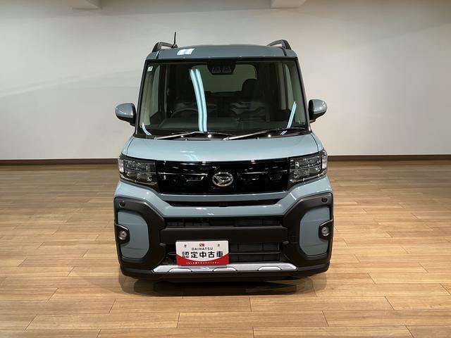 タント ファンクロスターボ　サポカーＳワイド適合　届出済未使用車　ターボエンジン　バックモニター対応カメラ　運転席・助手席シートヒーター　純正アルミホイール　　両側パワースライドドア　電動パーキングブレーキ　オートブレーキホールド　衝突回避支援ブレーキ（6枚目）