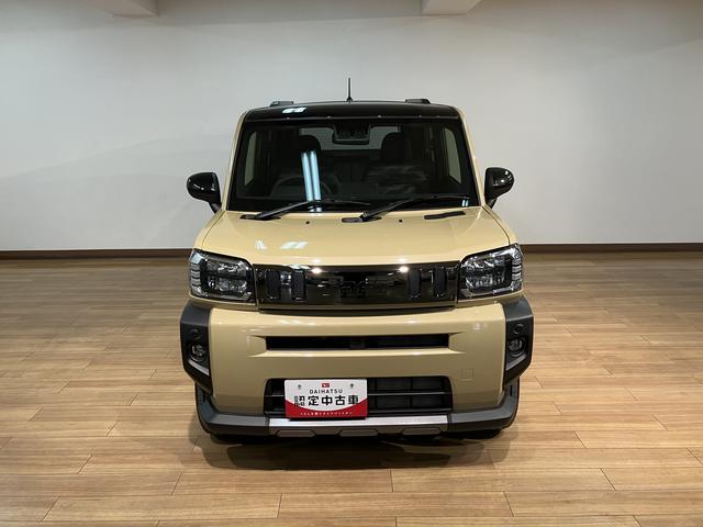 タフト G ダーククロムベンチャー バックカメラ対応/ガラスルーフ スマートアシスト 前後コーナーセンサー 前席シートヒーター スカイフィールトップ オートマチックハイビーム LEDヘッドライト/フォグ オートブレーキホールド スマートキー アルミホイール(2枚目)