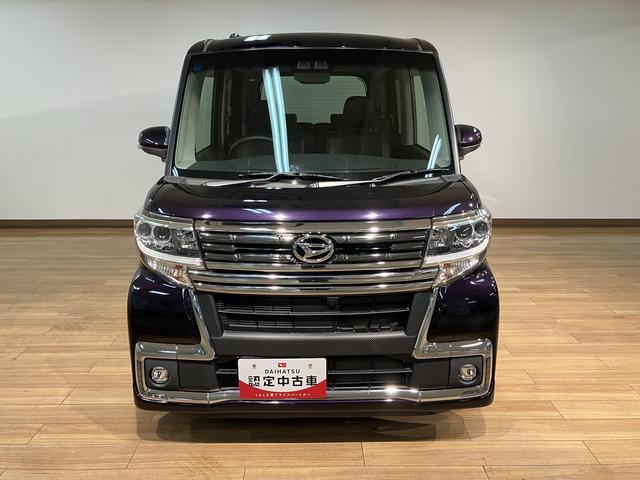 タント カスタムＲＳ　トップエディションＳＡＩＩＩ　サポカーＳワイド　ターボエンジン　衝突回避軽減ブレーキ　誤発進抑制機能　ＬＥＤヘッドライト／フォグ　オーディオレス　バックカメラ対応　オートエアコン　キーフリー　両側電動スライドドア　シートヒーター　１５インチアルミ（5枚目）