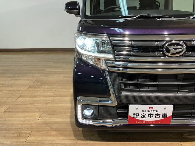 タント カスタムＲＳ　トップエディションＳＡＩＩＩ　サポカーＳワイド　ターボエンジン　衝突回避軽減ブレーキ　誤発進抑制機能　ＬＥＤヘッドライト／フォグ　オーディオレス　バックカメラ対応　オートエアコン　キーフリー　両側電動スライドドア　シートヒーター　１５インチアルミ（6枚目）