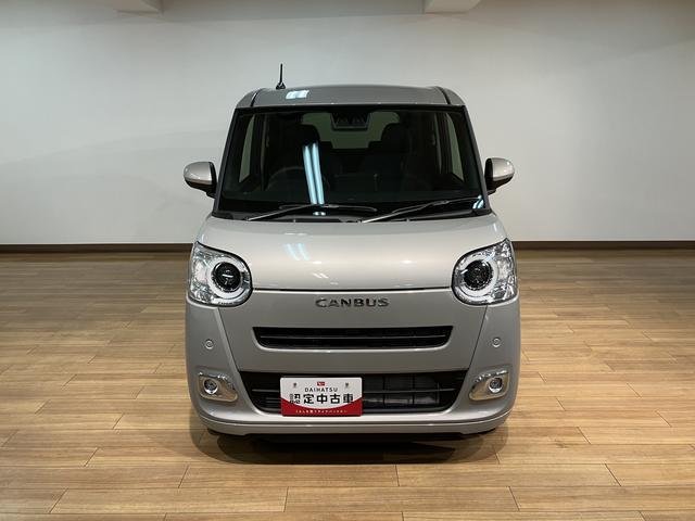 ムーヴキャンバス セオリーＧ　Ｒ７年式／バックカメラ対応／両側パワスラ　Ｒ７年式走行４ｋｍ／バックカメラ対応車／ステアリングスイッチ／前席シートヒーター／電動パーキングブレーキ／両側パワースライドドア／ＬＥＤヘッドライト・フォグランプ／オートエアコン／キーフリー（20枚目）