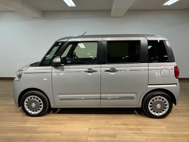 ムーヴキャンバス セオリーＧ　Ｒ７年式／バックカメラ対応／両側パワスラ　Ｒ７年式走行４ｋｍ／バックカメラ対応車／ステアリングスイッチ／前席シートヒーター／電動パーキングブレーキ／両側パワースライドドア／ＬＥＤヘッドライト・フォグランプ／オートエアコン／キーフリー（22枚目）