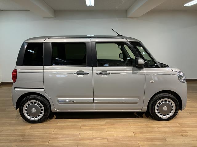 ムーヴキャンバス セオリーＧ　Ｒ７年式／バックカメラ対応／両側パワスラ　Ｒ７年式走行４ｋｍ／バックカメラ対応車／ステアリングスイッチ／前席シートヒーター／電動パーキングブレーキ／両側パワースライドドア／ＬＥＤヘッドライト・フォグランプ／オートエアコン／キーフリー（23枚目）