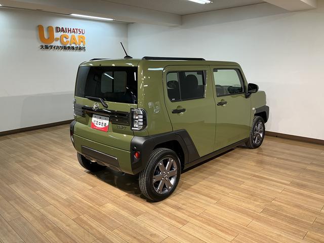 タフト Gターボ ダーククロムベンチャー R7年式/バックカメラ対応 スカイフィールトップ アダプティブクルーズコントロール LEDヘッド/フォグ 運/助シートヒーター プッシュボタンスタート キーフリー 電動パーキングブレーキ バックカメラ 15インチアルミホイール(14枚目)