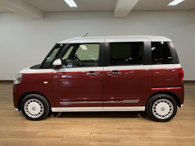 ムーヴキャンバス ストライプスＧターボ　２５年ナビ／ＦＲドラレコ／バックカメラ　２５年モデルナビ／バックカメラ／ステアリングスイッチ／前後ドラレコ／クルーズコントロール／前席シートヒーター／電動パーキングブレーキ／両側パワースライドドア／ＬＥＤヘッドライト・フォグランプ（22枚目）