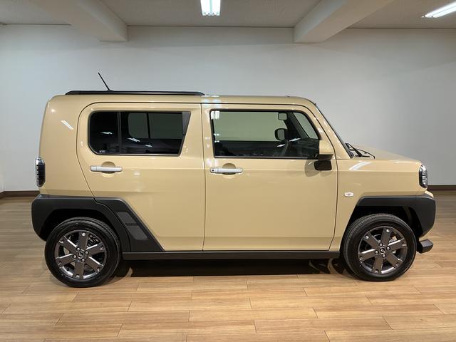 タフト Ｇターボ　Ｒ７年式／バックカメラ対応／ＡＣＣ／ガラスルーフ　スカイフィールトップ　アダプティブクルーズコントロール　ＬＥＤヘッド／フォグ　運／助シートヒーター　プッシュボタンスタート　キーフリー　電動パーキングブレーキ　バックカメラ　１５インチアルミホイール（11枚目）