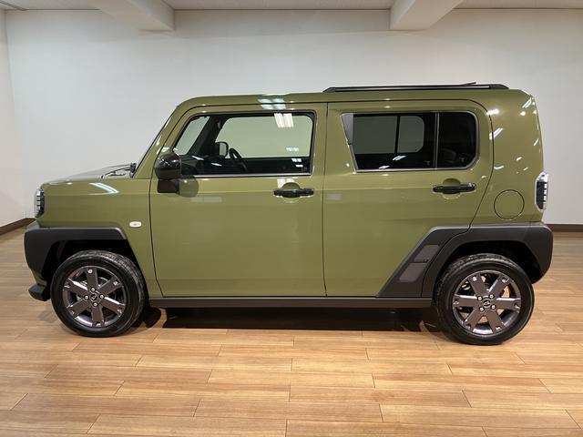 タフト Gターボ ダーククロムベンチャー R7年式/ガラスルーフ スカイフィールトップ アダプティブクルーズコントロール LEDヘッド/フォグ 運/助シートヒーター プッシュボタンスタート キーフリー 電動パーキングブレーキ バックカメラ 15インチアルミホイール(38枚目)