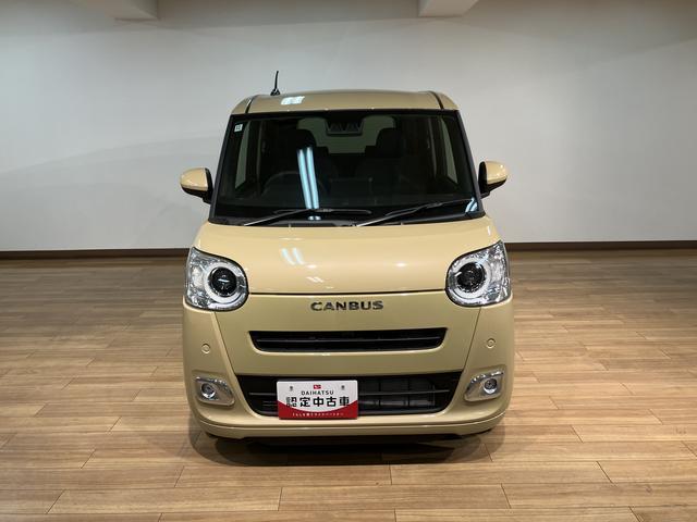 ムーヴキャンバス セオリーＧターボ　サポカーＳワイド適合　認定中古車　元弊社試乗車・ターボエンジン・純正メモリーナビ・バックカメラ・全車速追従クルーズコントロールＡＣＣ・両側電動スライドドア・シートヒーター・ＬＥＤヘッドライト／フォグランプ・衝突回避支援ブレーキ（6枚目）