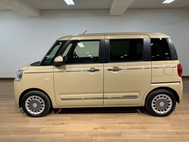 ムーヴキャンバス セオリーＧターボ　サポカーＳワイド適合　認定中古車　元弊社試乗車・ターボエンジン・純正メモリーナビ・バックカメラ・全車速追従クルーズコントロールＡＣＣ・両側電動スライドドア・シートヒーター・ＬＥＤヘッドライト／フォグランプ・衝突回避支援ブレーキ（8枚目）