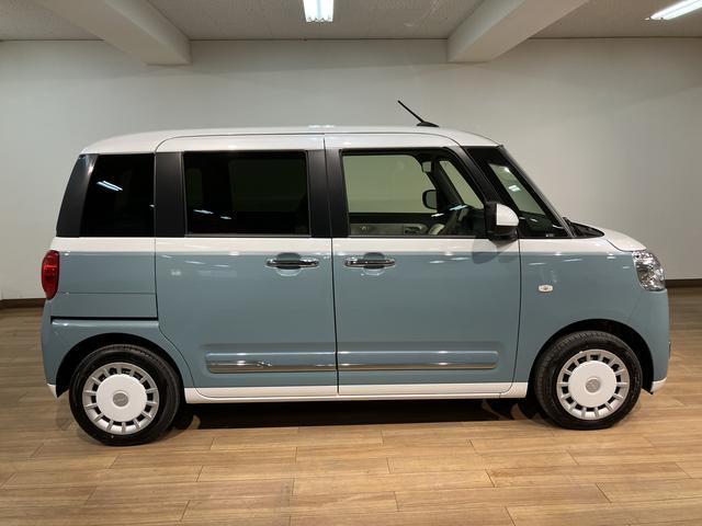 ムーヴキャンバス ストライプスＧ　２５年ナビ／ＦＲドラレコ／バックカメラ　サポカーＳワイド適合　パノラマモニター対応　ＵＳＢ接続端子　電動パーキングブレーキ　シートヒーター　両側オートスライドドア　Ｐスタート　ホッとカップホルダー　キーフリー（11枚目）