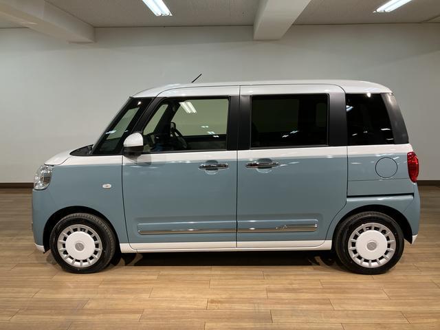 ムーヴキャンバス ストライプスＧ　２５年ナビ／ＦＲドラレコ／バックカメラ　サポカーＳワイド適合　パノラマモニター対応　ＵＳＢ接続端子　電動パーキングブレーキ　シートヒーター　両側オートスライドドア　Ｐスタート　ホッとカップホルダー　キーフリー（12枚目）