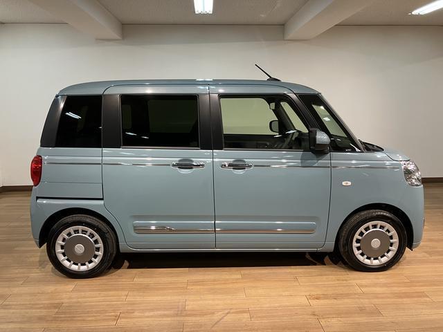 ムーヴキャンバス セオリーＧターボ　弊社元試乗車／ナビ／バックカメラ　サポカーＳワイド適合　ＵＳＢ接続端子　電動パーキングブレーキ　シートヒーター　両側オートスライドドア　Ｐスタート　全車速追従機能付ＡＣＣ　ホッとカップホルダー　キーフリー（25枚目）