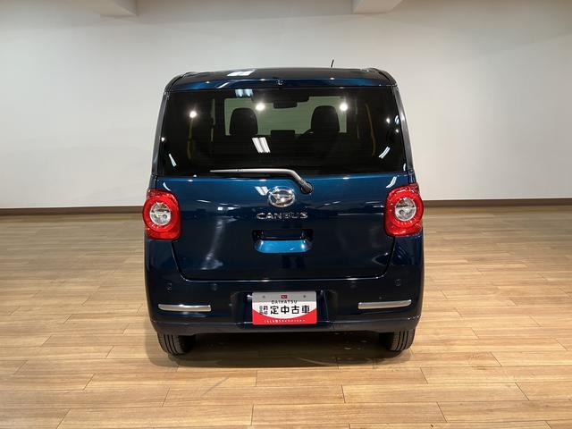 ムーヴキャンバス セオリーＧターボ　弊社元試乗車／２５年ナビ／バックカメラ　サポカーＳワイド適合　ＵＳＢ接続端子　電動パーキングブレーキ　シートヒーター　両側オートスライドドア　Ｐスタート　全車速追従機能付ＡＣＣ　ホッとカップホルダー　キーフリー（10枚目）