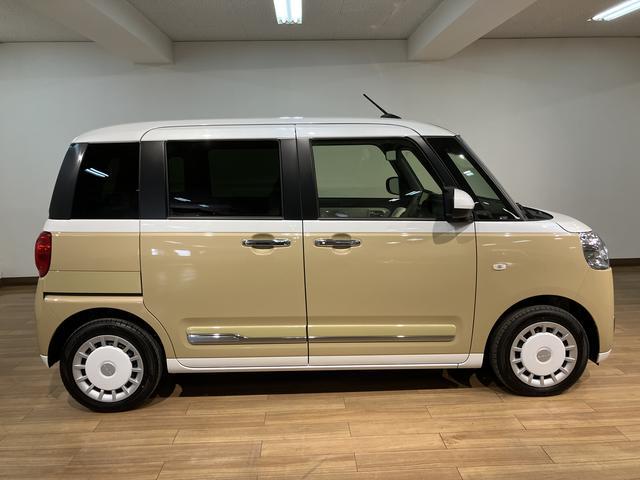 ムーヴキャンバス ストライプスGターボ 弊社元試乗車/25年ナビ/バックカメラ サポカーSワイド適合 バックカメラ対応 USB接続端子 電動パーキングブレーキ シートヒーター 両側オートスライドドア Pスタート ホッとカップホルダー キーフリー(12枚目)