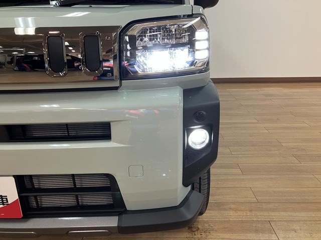 タフト Gターボダーククロムベンチャー 弊社元試乗車/ACC スカイフィールトップ アダプティブクルーズコントロール LEDヘッド/フォグ 運/助シートヒーター プッシュボタンスタート キーフリー 電動パーキングブレーキ バックカメラ 15インチアルミホイール(42枚目)