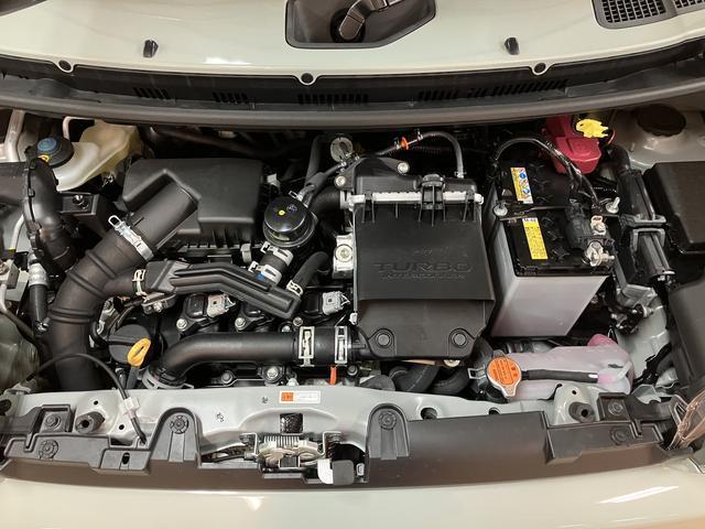 タフト Gターボダーククロムベンチャー 弊社元試乗車/ACC スカイフィールトップ アダプティブクルーズコントロール LEDヘッド/フォグ 運/助シートヒーター プッシュボタンスタート キーフリー 電動パーキングブレーキ バックカメラ 15インチアルミホイール(44枚目)