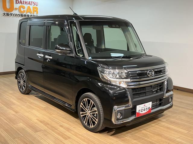 タント カスタムRS トップエディションリミテッドSAIII ナビ スマートアシストIII LEDヘッドライト 8インチナビ パノラマカメラ ドラレコ ETC 両側電動スライドドア オートエアコン キーフリー 盗難防止セキュリティアラーム(17枚目)