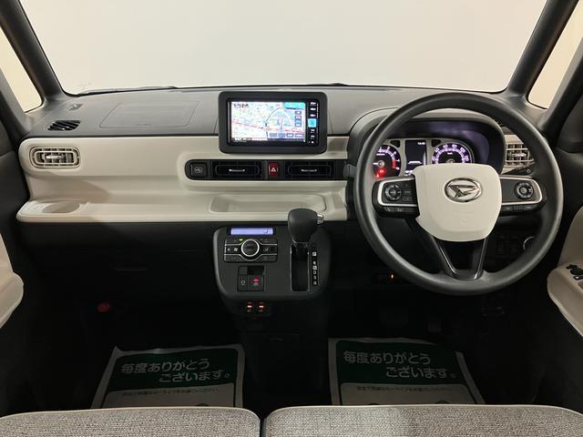 ムーヴキャンバス ストライプスGターボ サポカーSワイド適合 認定中古車 元弊社試乗車・ターボエンジン・純正メモリーナビ・バックカメラ・ETC車載器・全車速追従機能クルーズコントロール・衝突回避軽減ブレーキ・誤発進抑制機能・シートヒーター・両側電動スライドドア(4枚目)