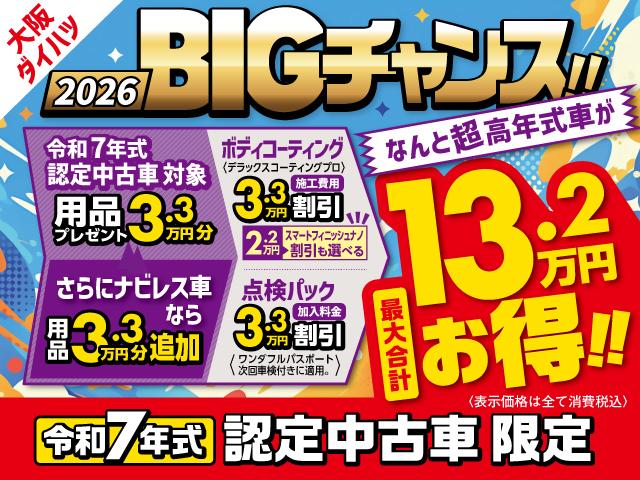 ムーヴキャンバス ストライプスG R7年式/25年モデルナビ/バックカメラ サポカーSワイド適合 バックカメラ対応 USB接続端子 電動パーキングブレーキ シートヒーター 両側オートスライドドア Pスタート ホッとカップホルダー キーフリー(3枚目)