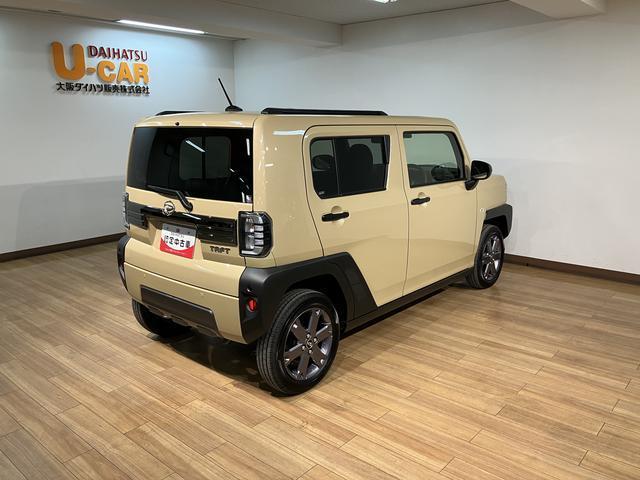 タフト Gターボ ダーククロムベンチャー バックカメラ対応/ACC スカイフィールトップ アダプティブクルーズコントロール LEDヘッド/フォグ 運/助シートヒーター プッシュボタンスタート キーフリー 電動パーキングブレーキ バックカメラ 15インチアルミホイール(14枚目)