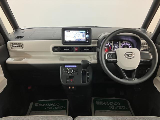 ムーヴキャンバス ストライプスＧ　２５年ナビ／バックカメラ／走行４ｋｍ　サポカーＳワイド適合　バックカメラ対応　ＵＳＢ接続端子　電動パーキングブレーキ　シートヒーター　両側オートスライドドア　Ｐスタート　ホッとカップホルダー　キーフリー（18枚目）