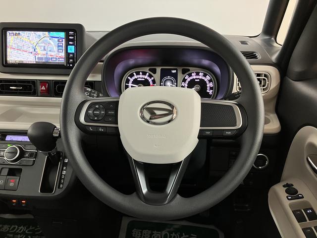 ムーヴキャンバス ストライプスＧ　２５年ナビ／バックカメラ／走行４ｋｍ　サポカーＳワイド適合　バックカメラ対応　ＵＳＢ接続端子　電動パーキングブレーキ　シートヒーター　両側オートスライドドア　Ｐスタート　ホッとカップホルダー　キーフリー（19枚目）