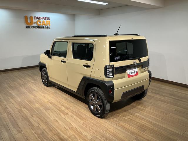 タフト Ｇターボ　ダーククロムベンチャー　Ｒ７年式／バックカメラ対応　スカイフィールトップ　アダプティブクルーズコントロール　ＬＥＤヘッド／フォグ　運／助シートヒーター　プッシュボタンスタート　キーフリー　電動パーキングブレーキ　バックカメラ　１５インチアルミホイール（15枚目）