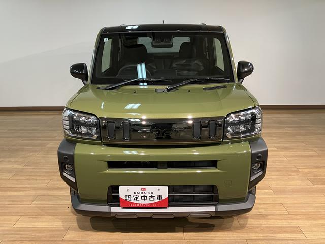 タフト Ｇターボ　ダーククロムベンチャー　Ｒ７年式／バックカメラ対応　スカイフィールトップ　アダプティブクルーズコントロール　ＬＥＤヘッド／フォグ　運／助シートヒーター　プッシュボタンスタート　キーフリー　電動パーキングブレーキ　バックカメラ　１５インチアルミホイール（2枚目）