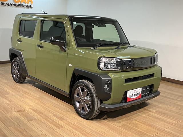 タフト Ｇターボ　ダーククロムベンチャー　Ｒ７年式／バックカメラ対応　スカイフィールトップ　アダプティブクルーズコントロール　ＬＥＤヘッド／フォグ　運／助シートヒーター　プッシュボタンスタート　キーフリー　電動パーキングブレーキ　バックカメラ　１５インチアルミホイール（15枚目）