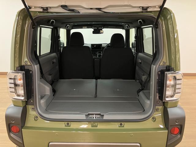 タフト Ｇターボ　ダーククロムベンチャー　Ｒ７年式／バックカメラ対応　スカイフィールトップ　アダプティブクルーズコントロール　ＬＥＤヘッド／フォグ　運／助シートヒーター　プッシュボタンスタート　キーフリー　電動パーキングブレーキ　バックカメラ　１５インチアルミホイール（23枚目）