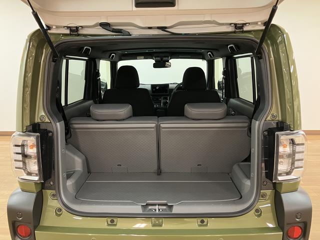 タフト Ｇターボ　ダーククロムベンチャー　Ｒ７年式／バックカメラ対応　スカイフィールトップ　アダプティブクルーズコントロール　ＬＥＤヘッド／フォグ　運／助シートヒーター　プッシュボタンスタート　キーフリー　電動パーキングブレーキ　バックカメラ　１５インチアルミホイール（25枚目）