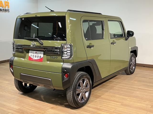 タフト Ｇターボ　ダーククロムベンチャー　Ｒ７年式／バックカメラ対応　スカイフィールトップ　アダプティブクルーズコントロール　ＬＥＤヘッド／フォグ　運／助シートヒーター　プッシュボタンスタート　キーフリー　電動パーキングブレーキ　バックカメラ　１５インチアルミホイール（35枚目）