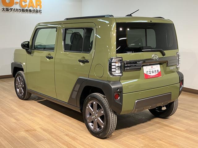 タフト Ｇターボ　ダーククロムベンチャー　Ｒ７年式／バックカメラ対応　スカイフィールトップ　アダプティブクルーズコントロール　ＬＥＤヘッド／フォグ　運／助シートヒーター　プッシュボタンスタート　キーフリー　電動パーキングブレーキ　バックカメラ　１５インチアルミホイール（37枚目）